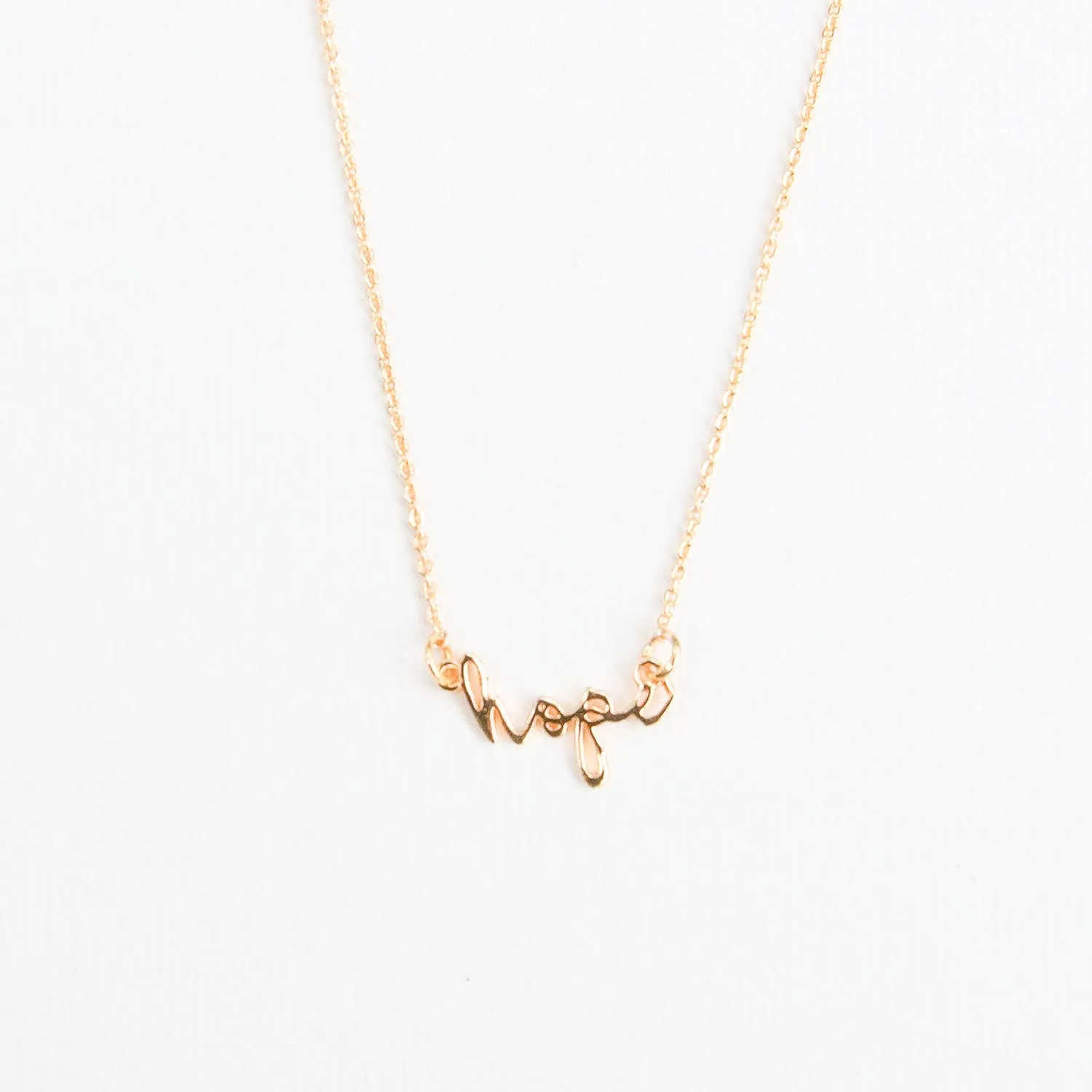 Hope Necklace, Gold