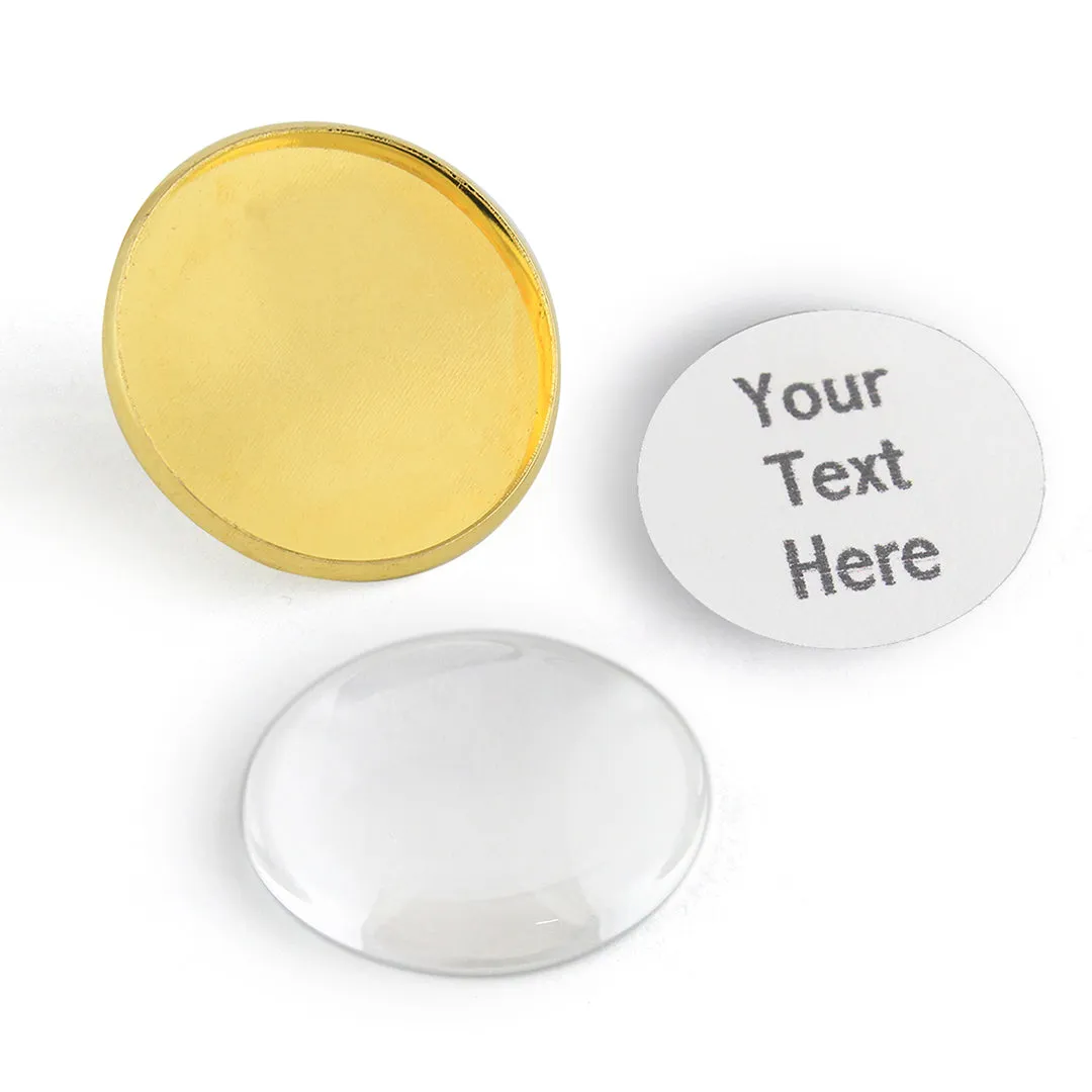 Kavove Crafty Pin Golden DIY Lapel Pin/ Brooch (Set of 2)