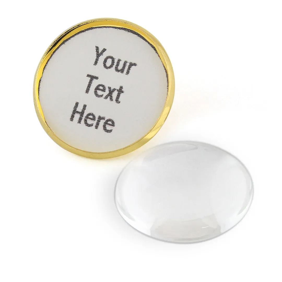 Kavove Crafty Pin Golden DIY Lapel Pin/ Brooch (Set of 2)