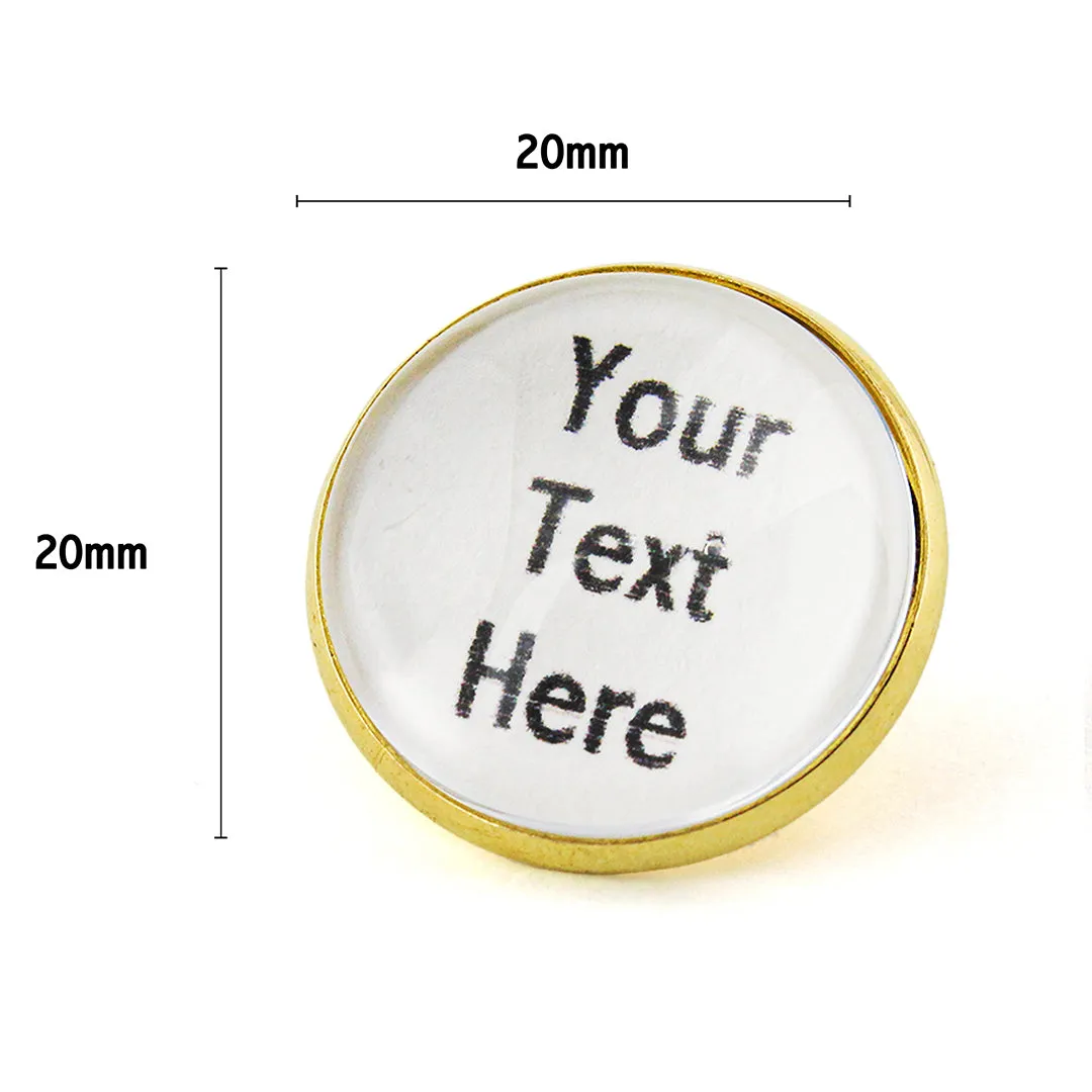 Kavove Crafty Pin Golden DIY Lapel Pin/ Brooch (Set of 2)