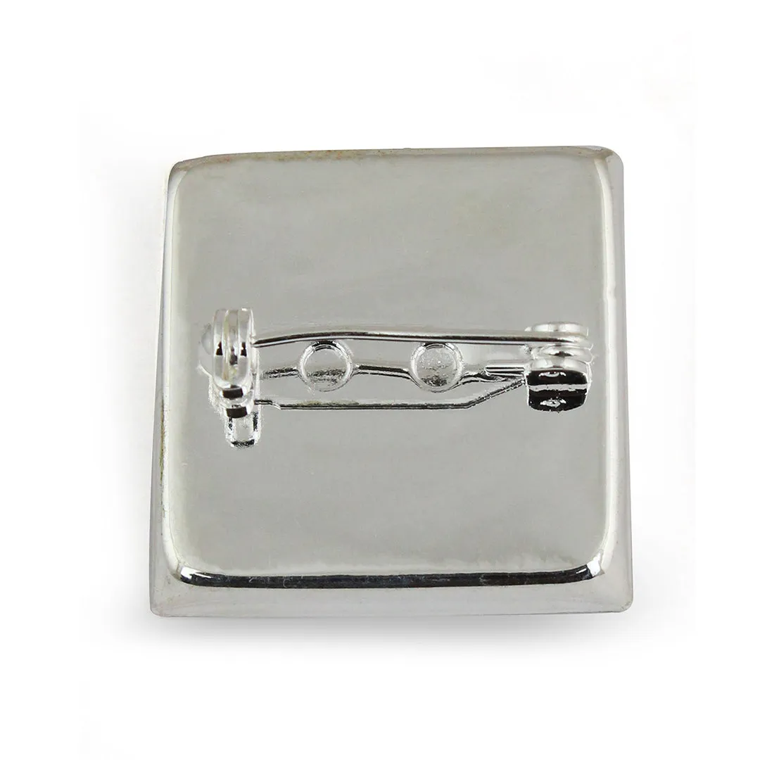 Kavove Pin It Yourself Silver DIY Lapel Pin/ Brooch (Set of 2)
