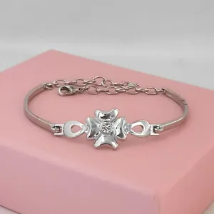 Kriaa Silver Plated Austrian Stone Bracelet - 1400552A