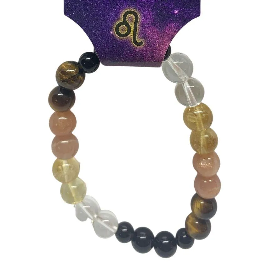 Leo | Crystal Healing Bracelet for Zoadic Energy