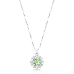 LOVCIA Elegant Peridot Bridal Necklace Pendant