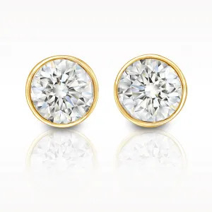 Love Diamonds 0.50ct Yellow Gold Earrings