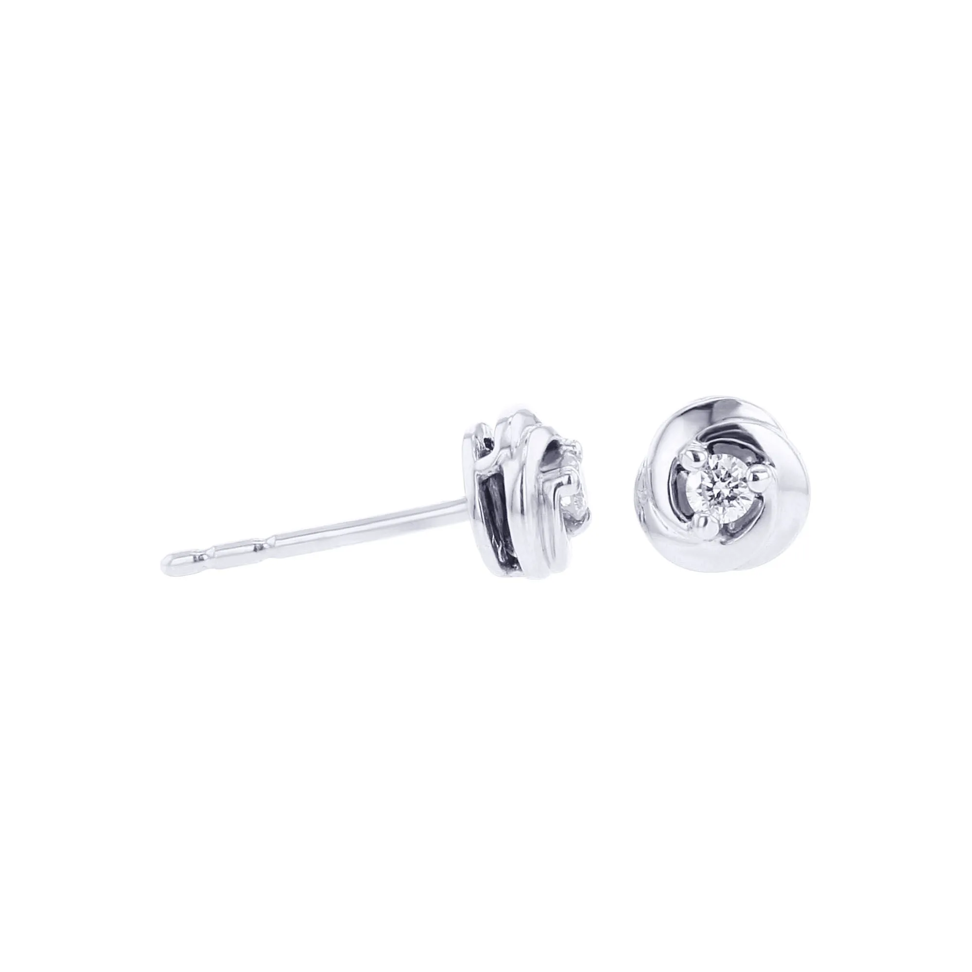 Love Knot Diamond Earrings