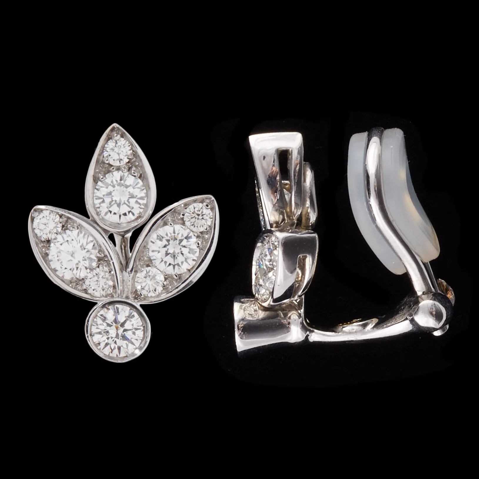Luca Carati Italian Diamond Ear Clips