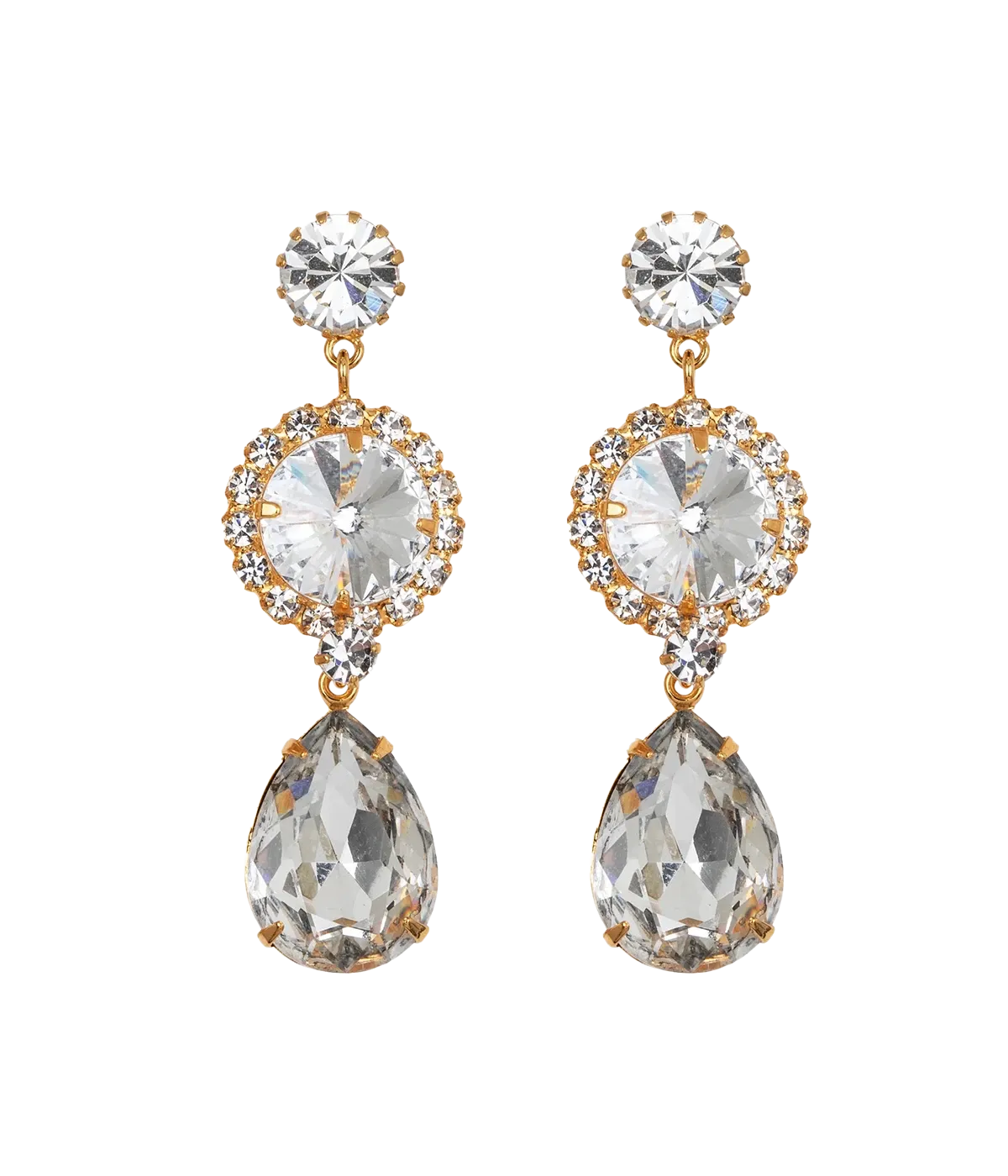 Marisol Earrings in Antique Gold