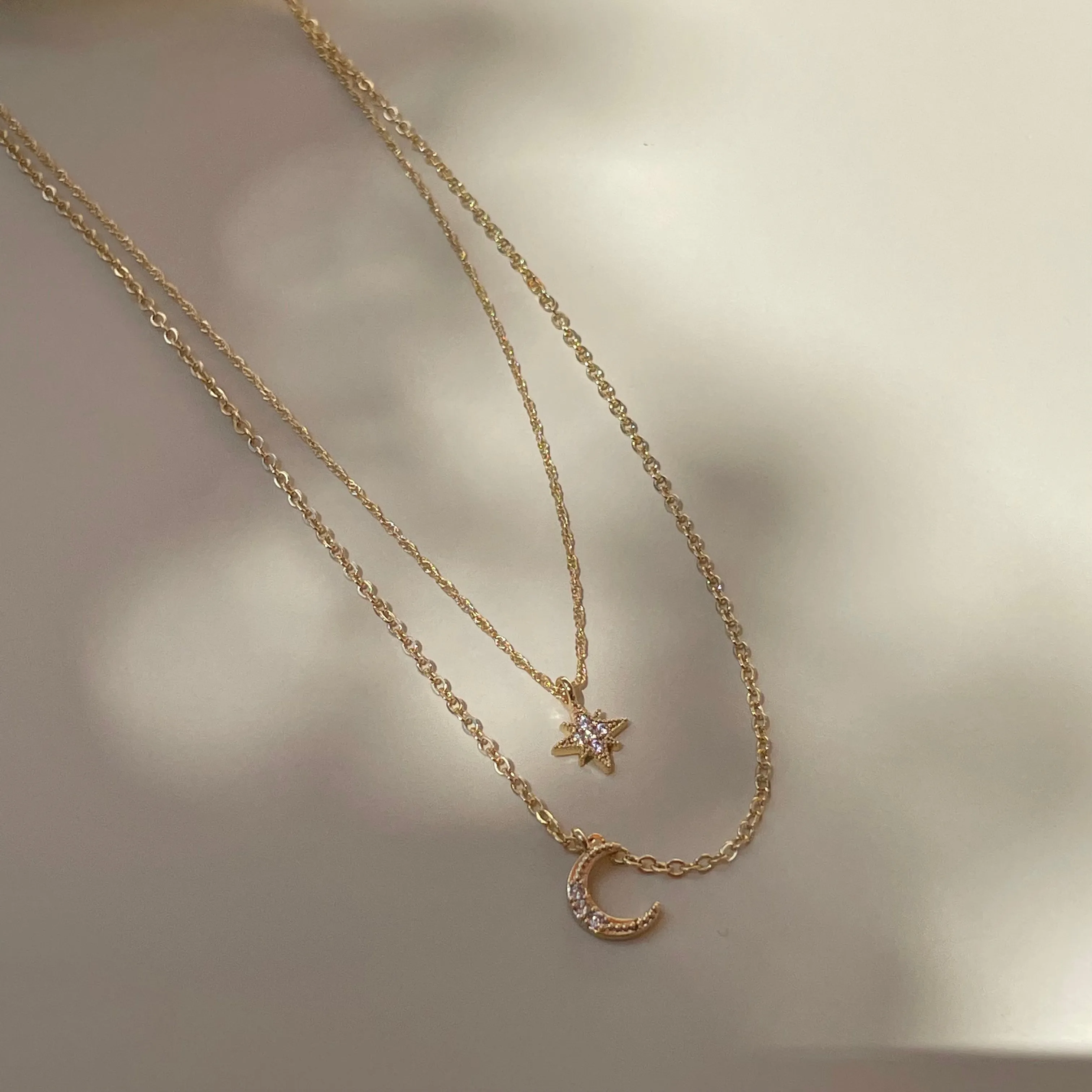 Moon & Star Necklace