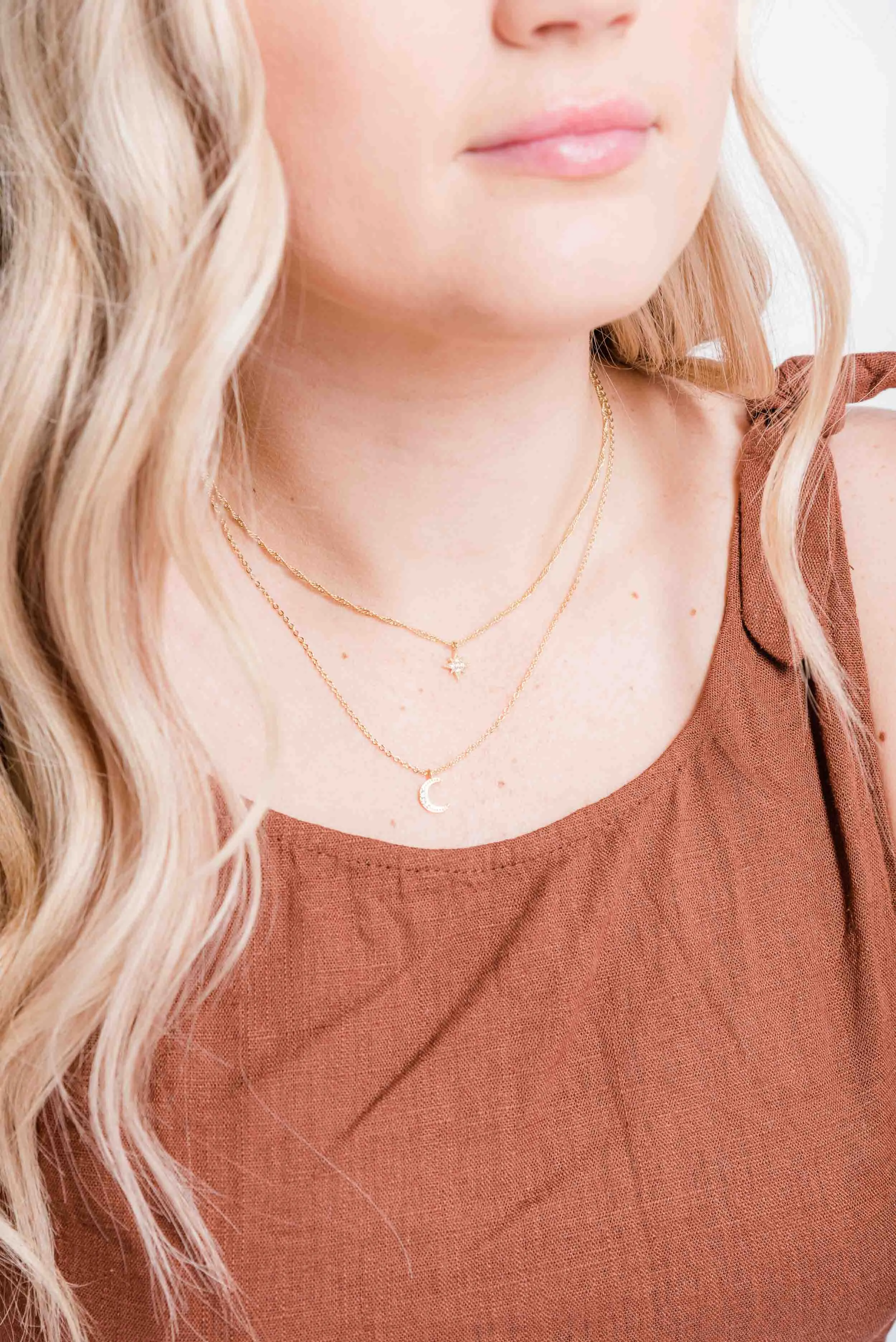 Moon & Star Necklace
