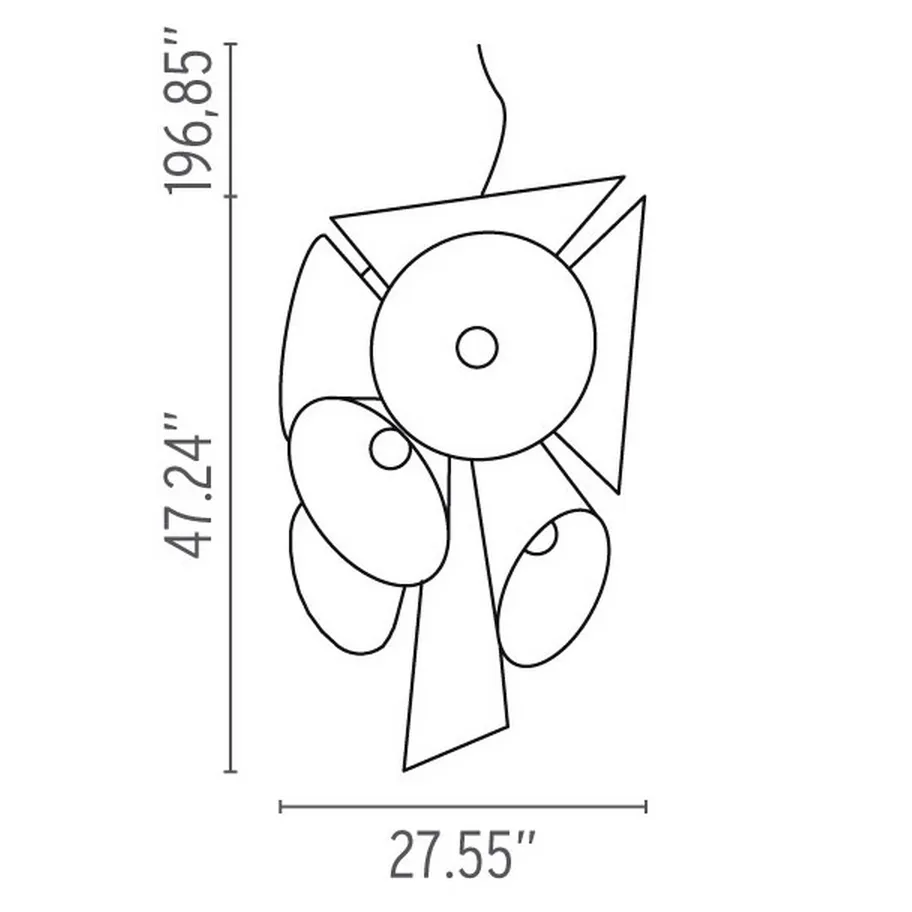 nebula suspension lamp | flos