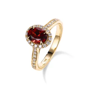 Orchid Gems Radiant Romance Diamond Ring