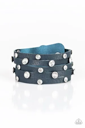 Paparazzi Bracelet ~ Rhinestone Reputation - Blue