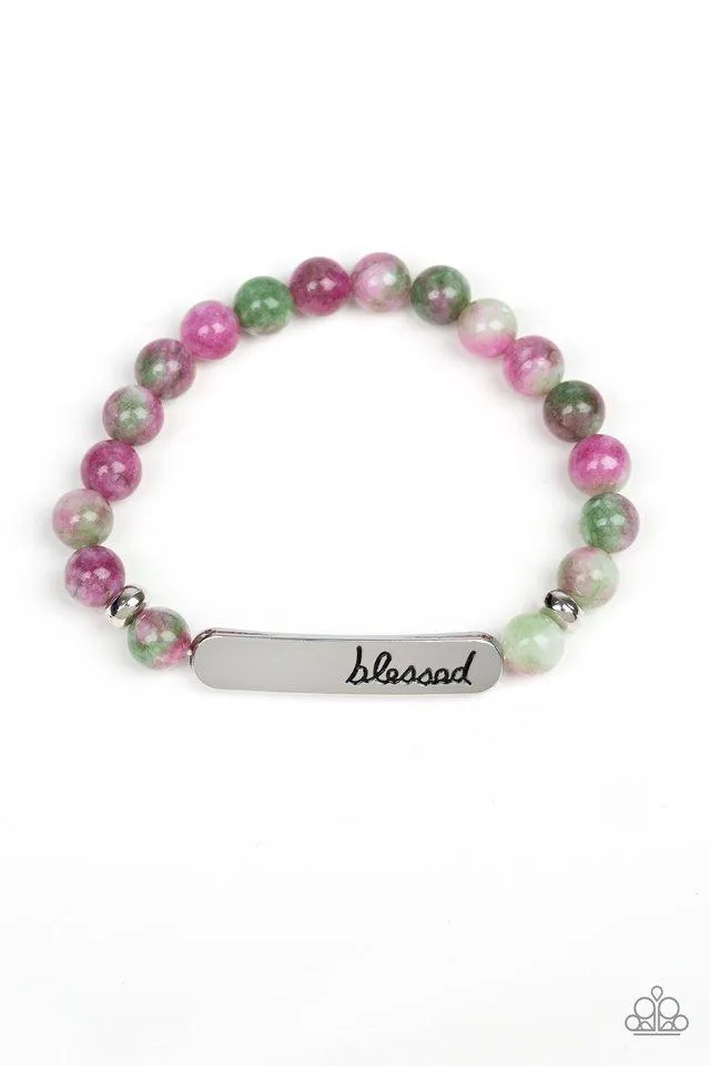 Paparazzi Bracelet ~ Simply Blessed - Purple
