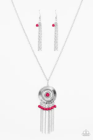 Paparazzi Necklace ~ Pretty In Panama - Pink