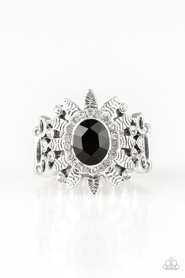Paparazzi Ring ~ Burn Bright - Black