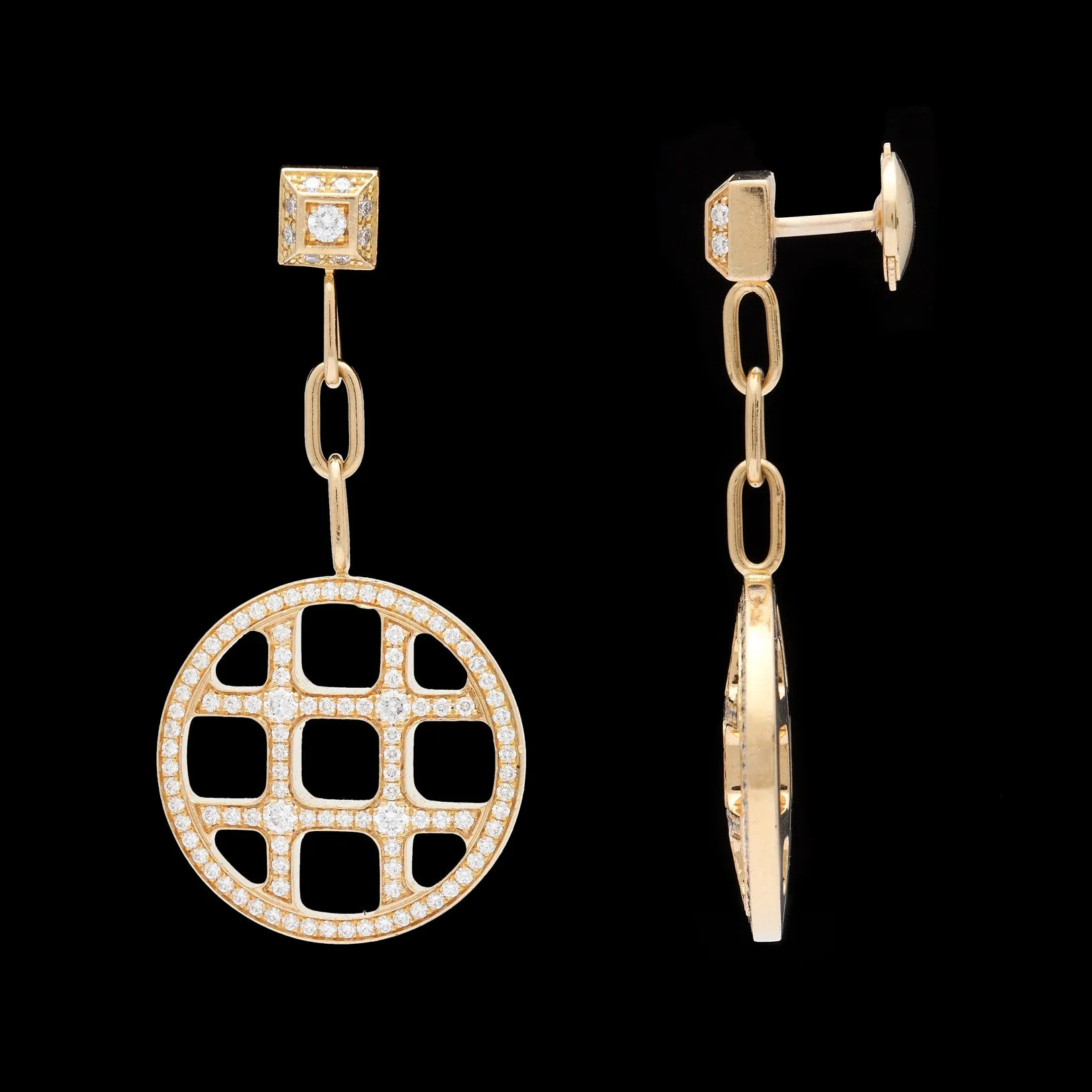 Pasha de Cartier Diamond Dangle Earrings