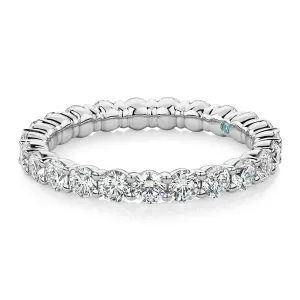 Premium Lab-Grown Diamond, 1.86 carat TW round brilliant all-rounder wedding or eternity band in 18 carat white gold
