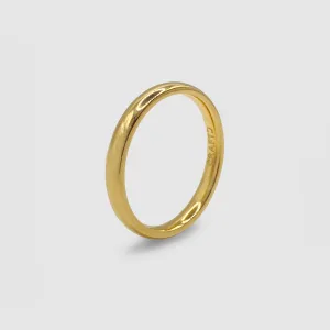 Round Band Ring (Gold) 3mm