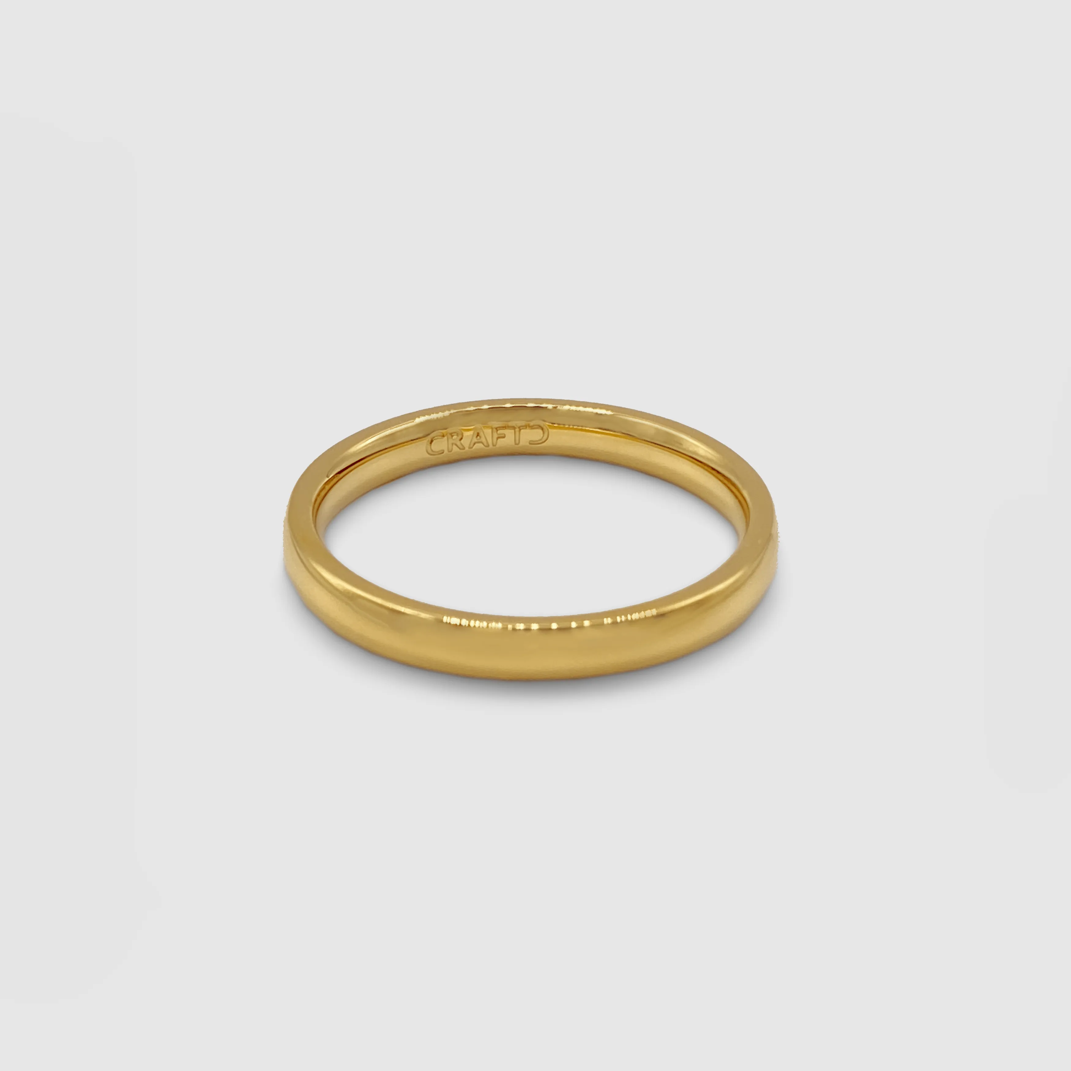 Round Band Ring (Gold) 3mm