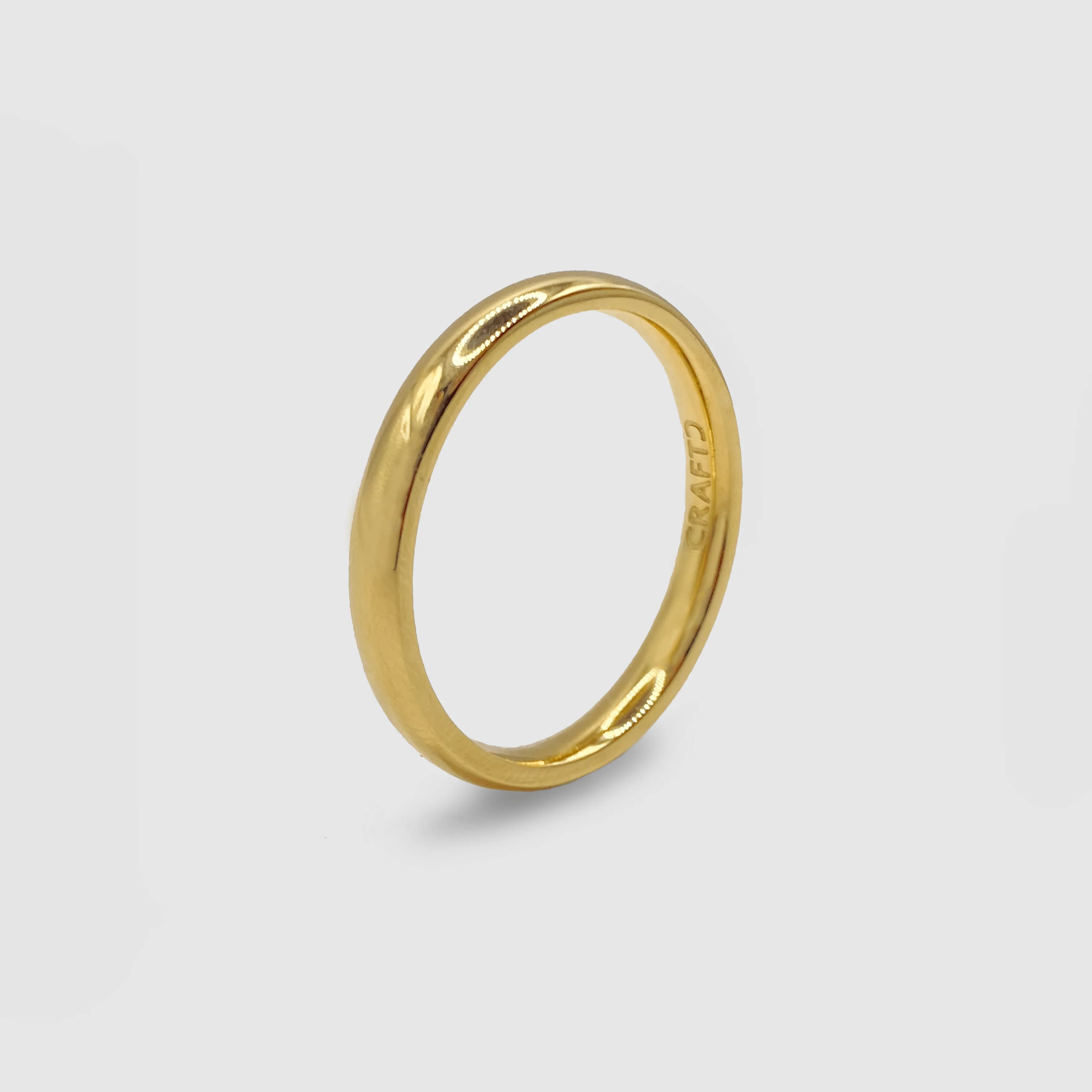 Round Band Ring (Gold) 3mm