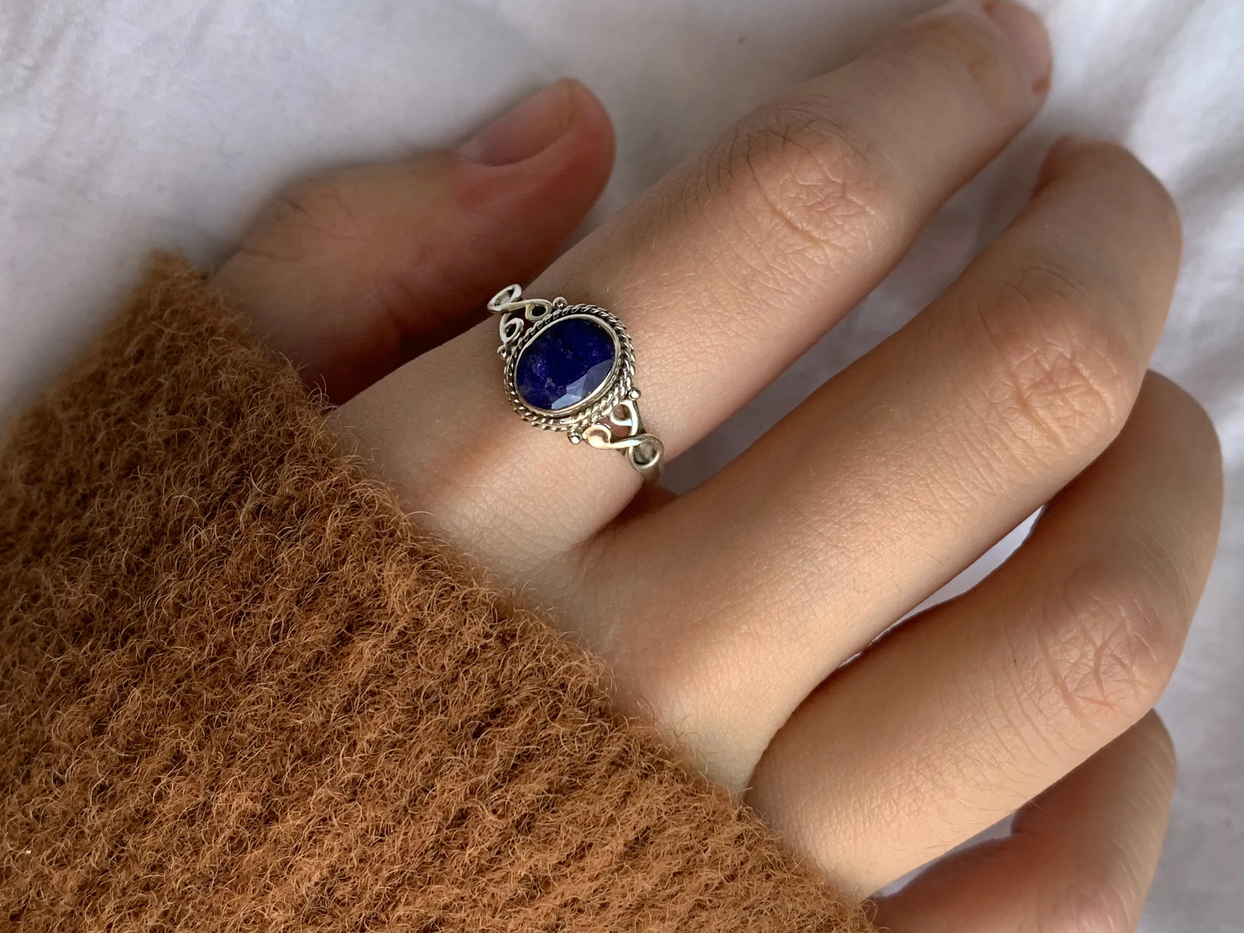 Semi-precious Sapphire Melita Ring