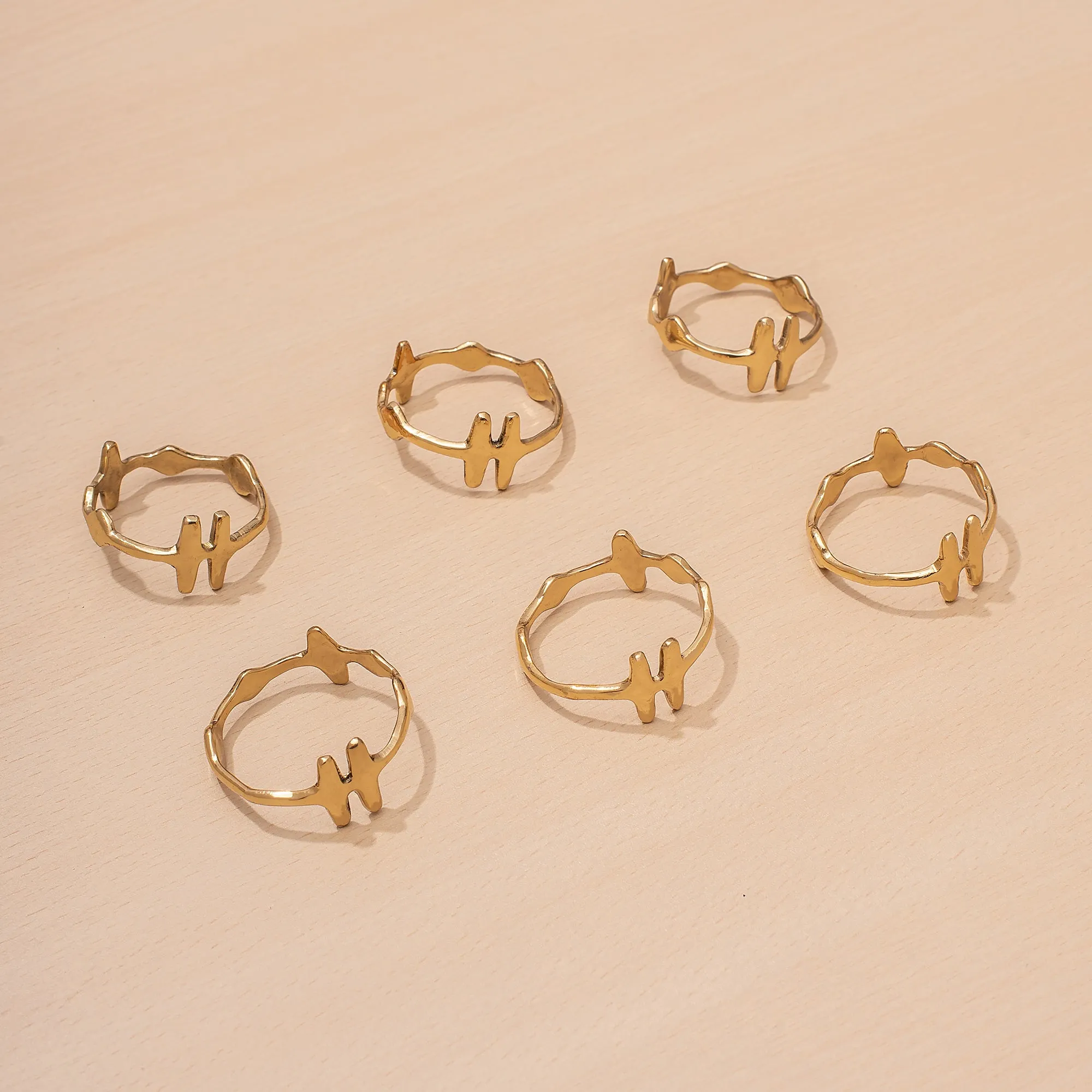 Set of 6 Teja Napkin Rings