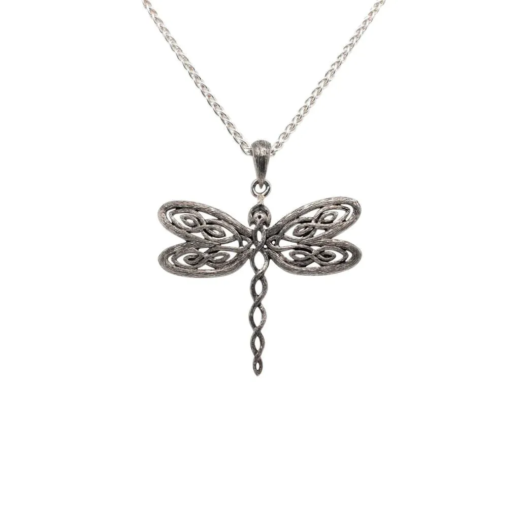 Silver Dragonfly Pendant | Keith Jack
