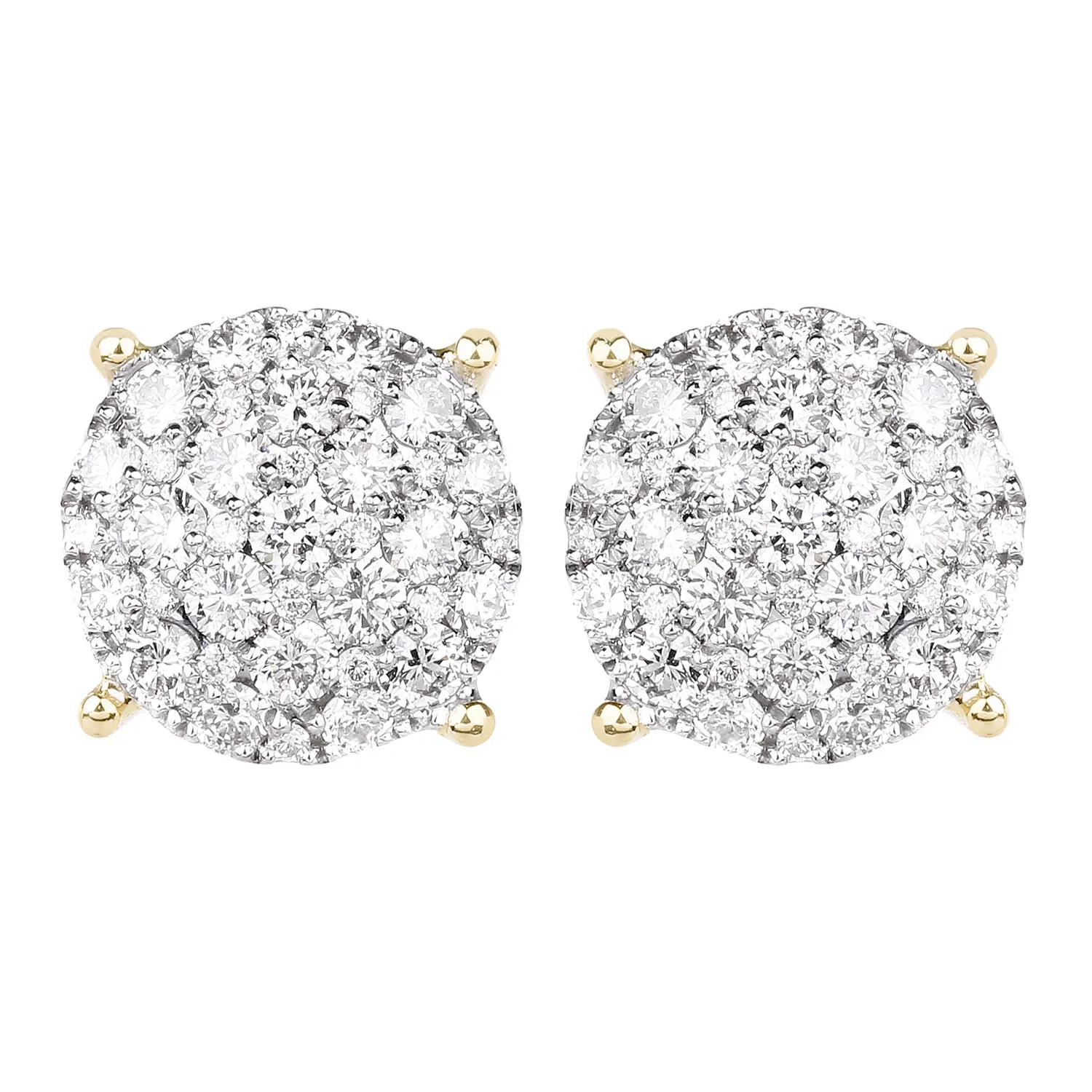 Soliataire Cluster Earrings For Women : IJKER456