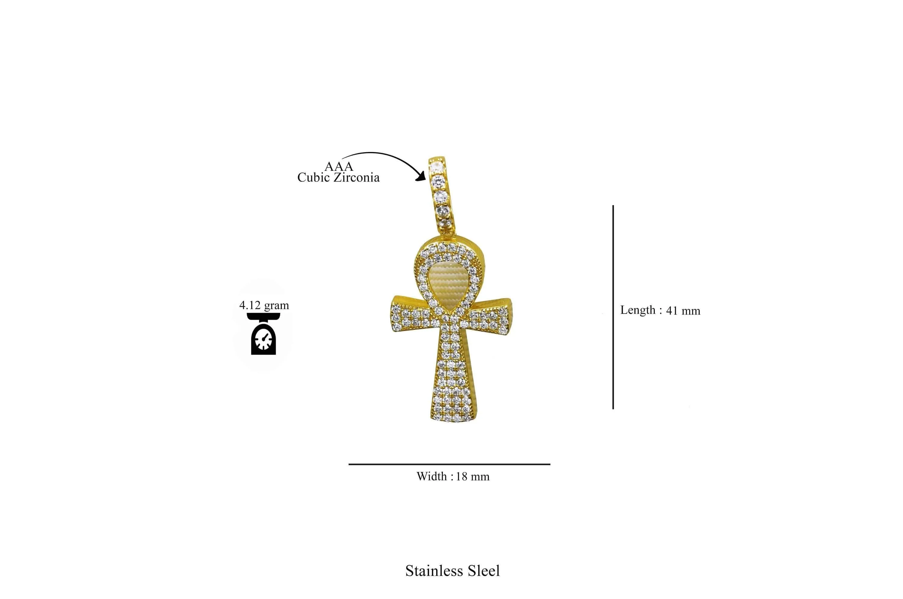 Sophisticated 925 Sterling Silver Pendant with Sparkling Cubic Zirconia