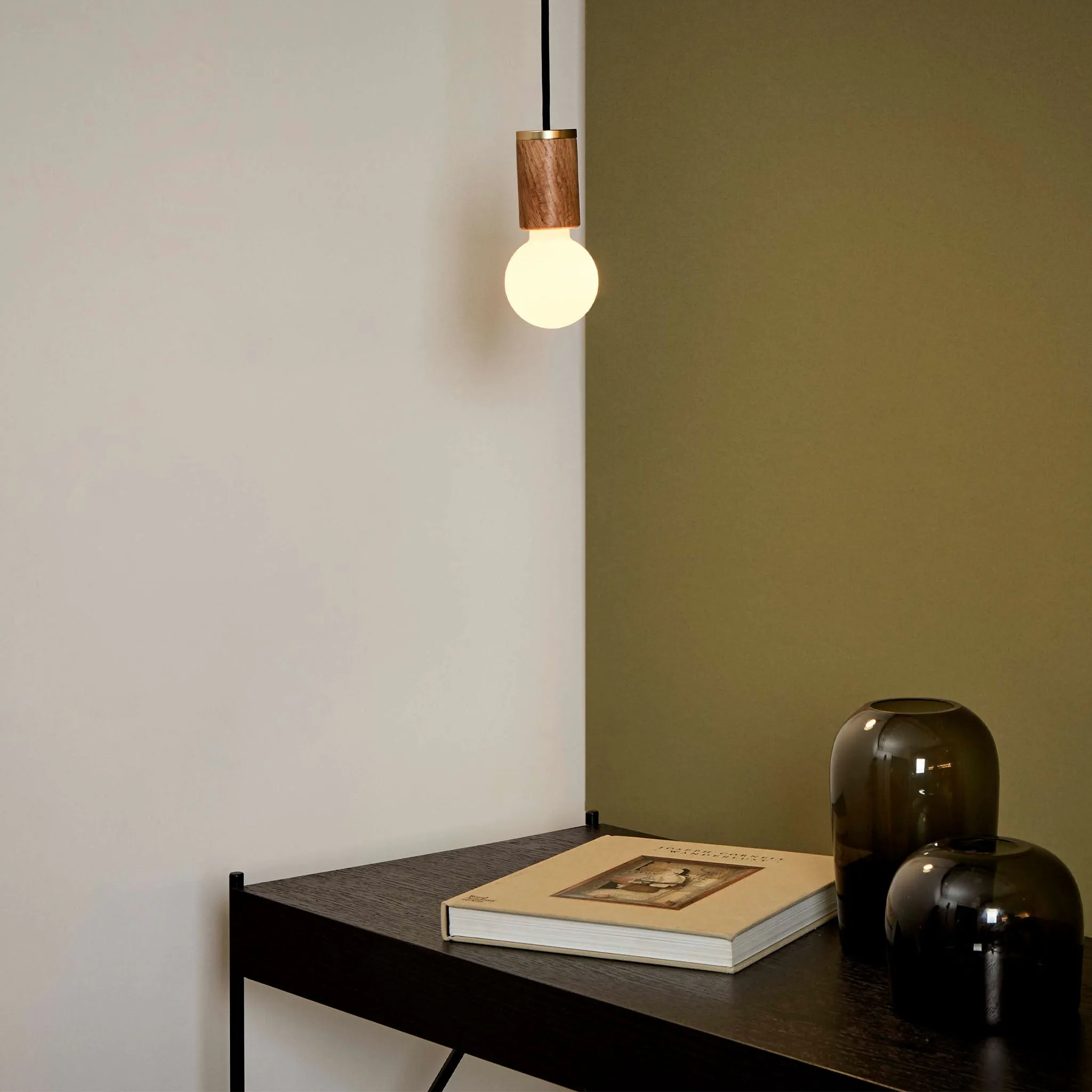 Sphere II Pendant Light in Oak