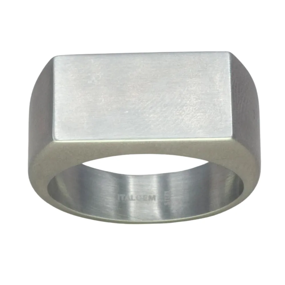 Stainless Steel Signet Ring | Italgem Steel