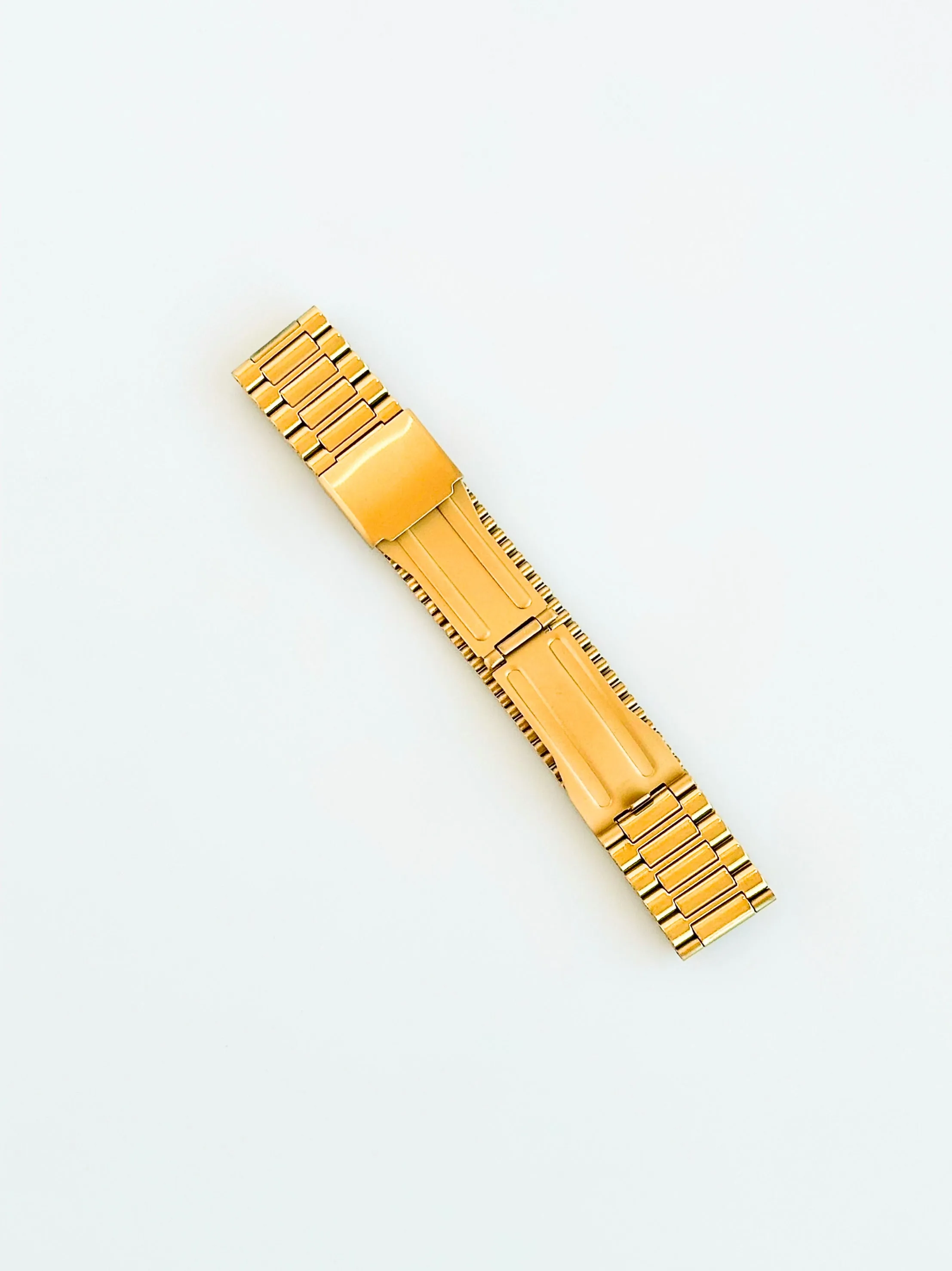 Stainless Steel Thick Wide Watch Style Bracelet