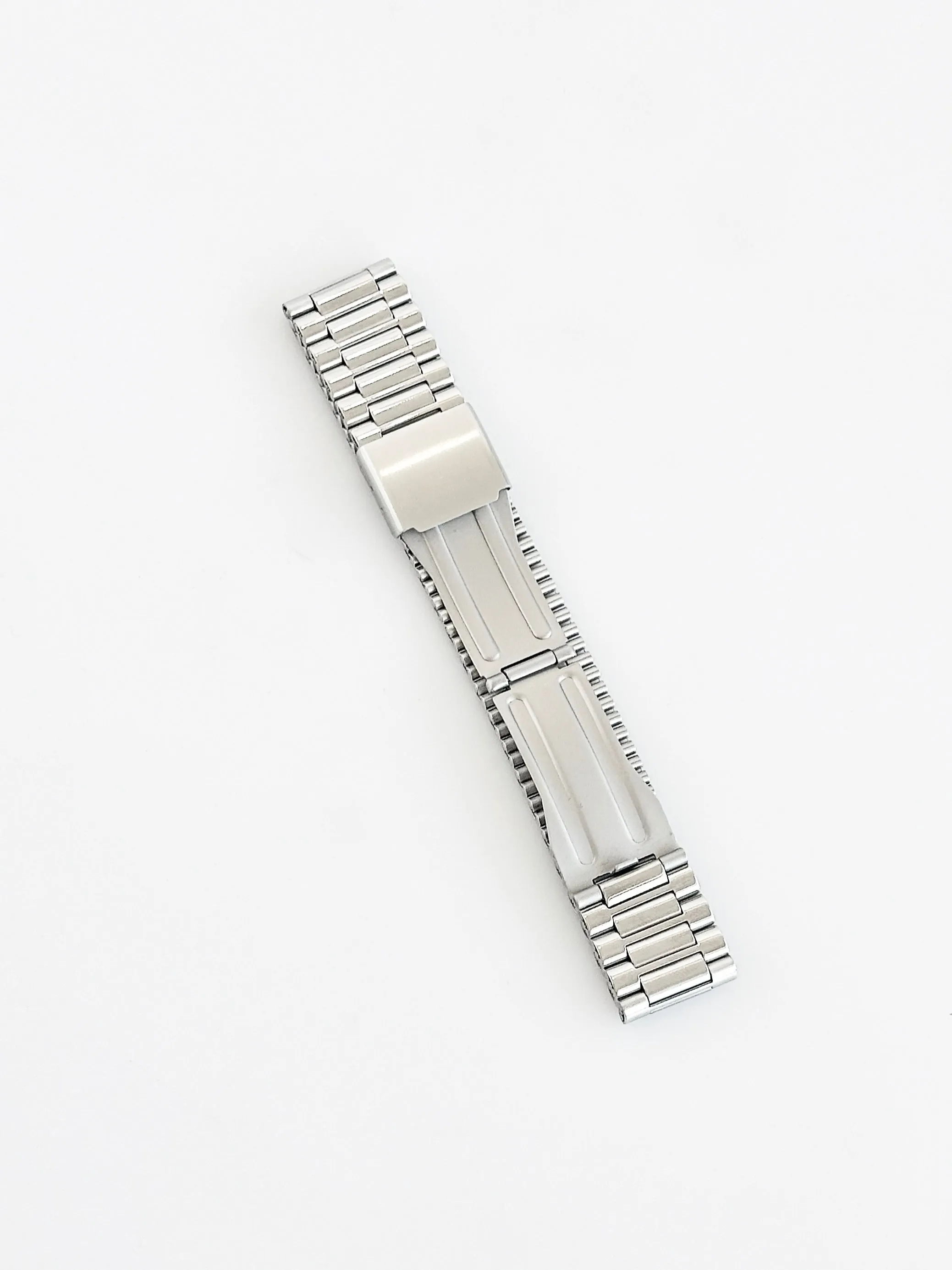 Stainless Steel Thick Wide Watch Style Bracelet