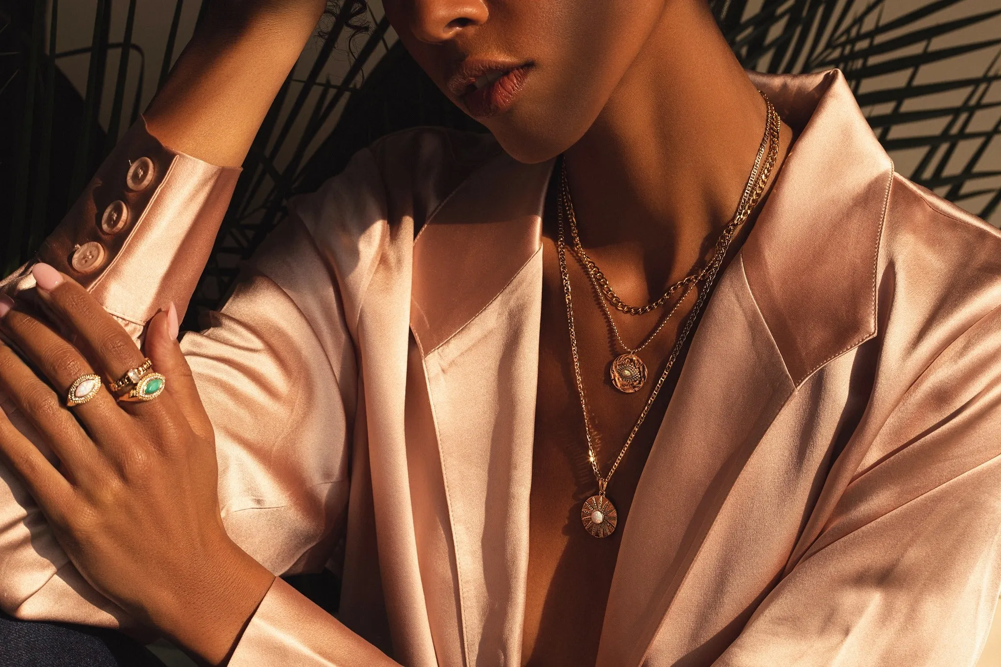 STARGAZER NECKLACE IN OPAL - JOY DRAVECKY