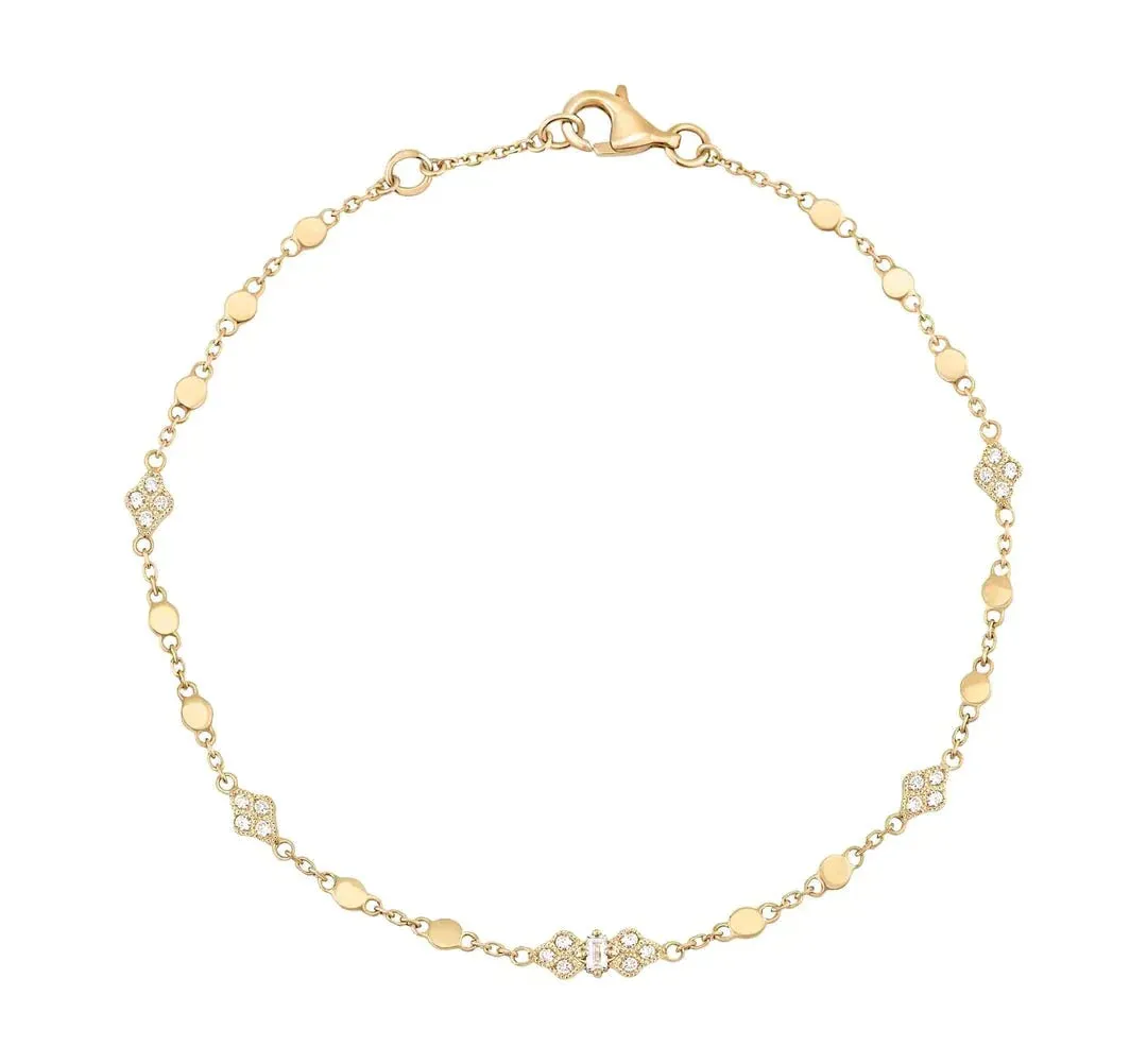 Stone Plein soleil bracelet yellow gold