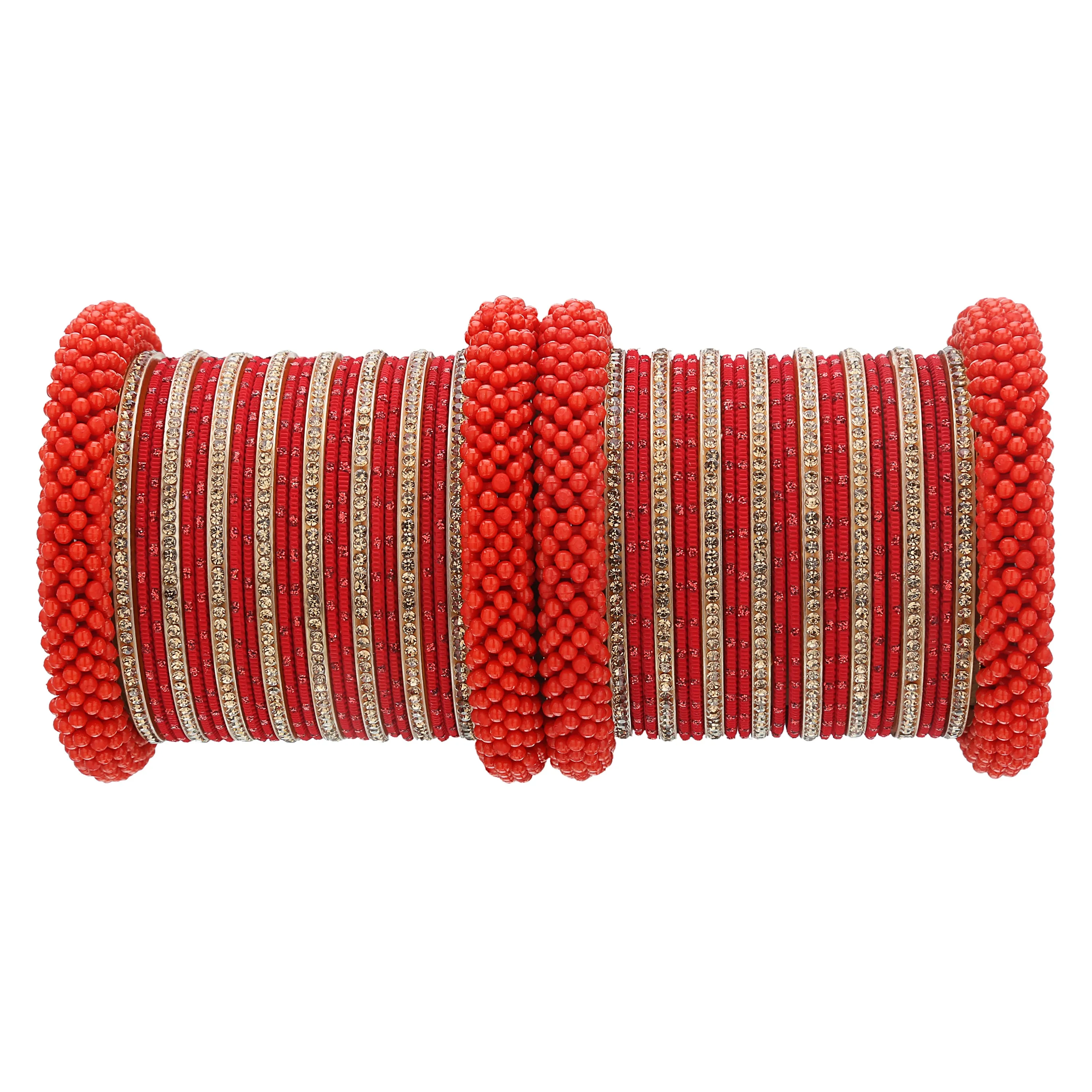 Sukriti Handmade Latest Stylish Designer Metal Bangles for Girls & Women - Set of 48