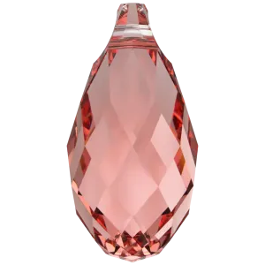 Swarovski Pendants Briolette (6010) Rose Peach
