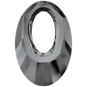 Swarovski Pendants Helios (6040) Crystal Silver Night