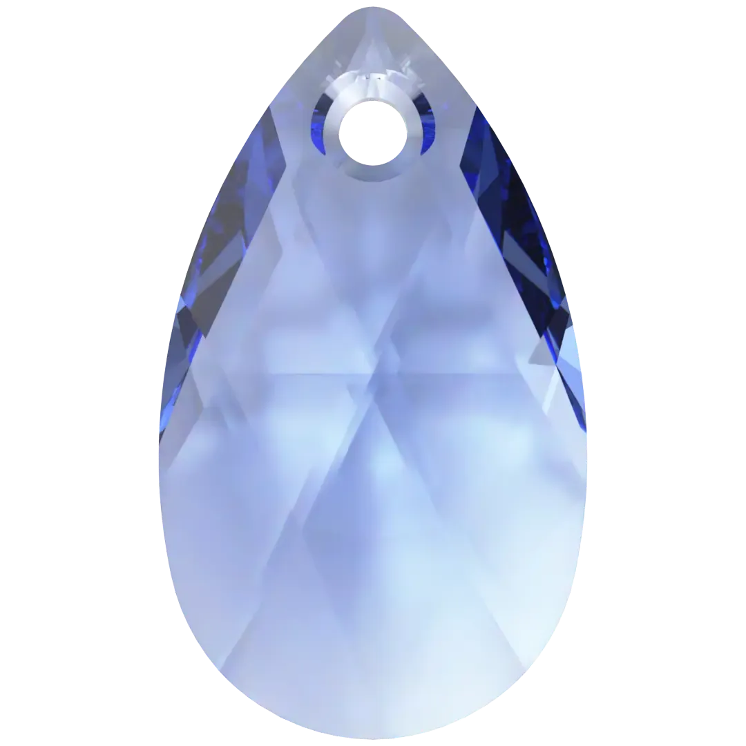 Swarovski Pendants Peardrop (6106) Sapphire
