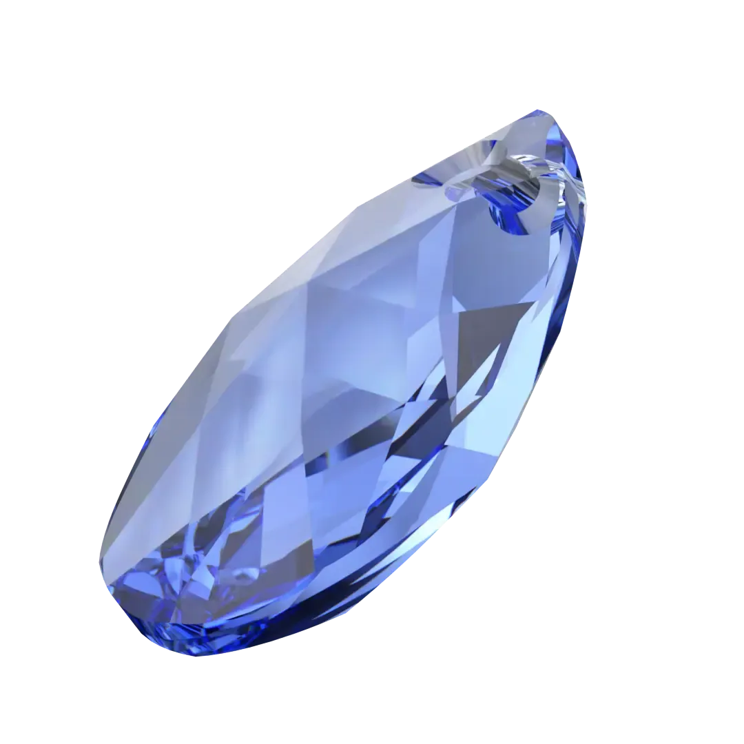 Swarovski Pendants Peardrop (6106) Sapphire