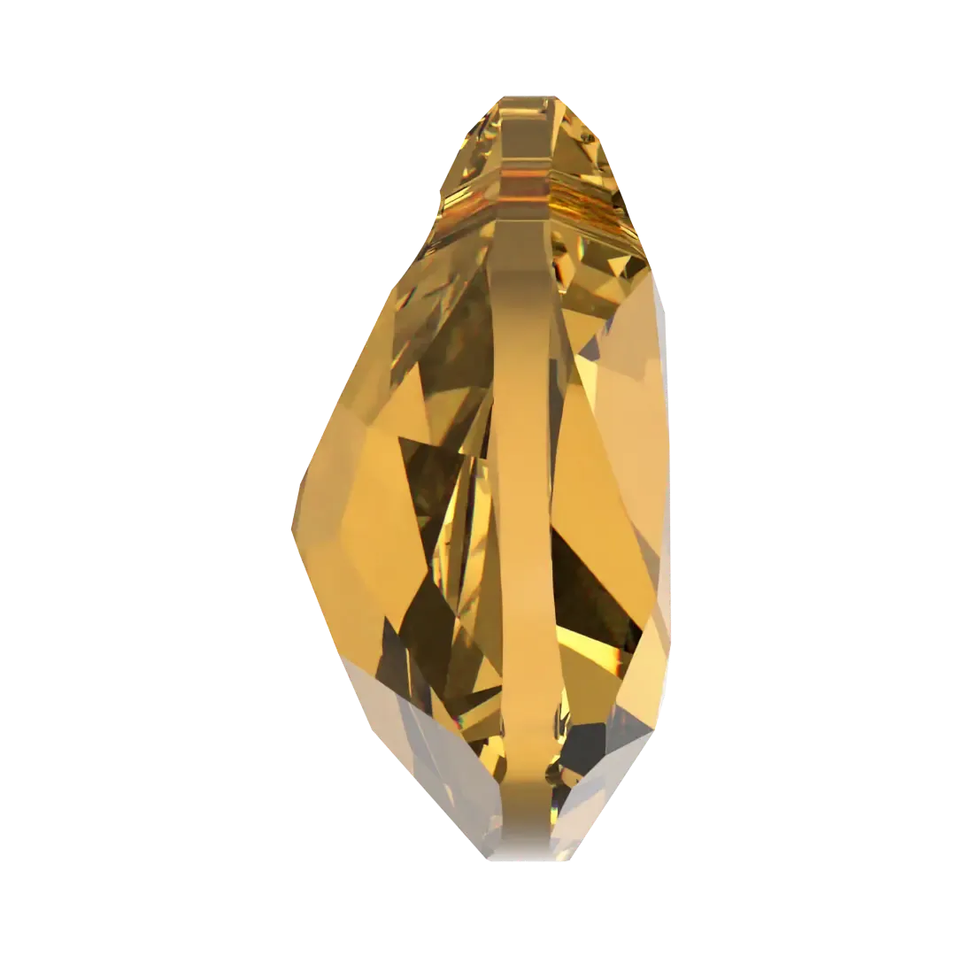 Swarovski Pendants Trilliant Cut (6434) Golden Topaz