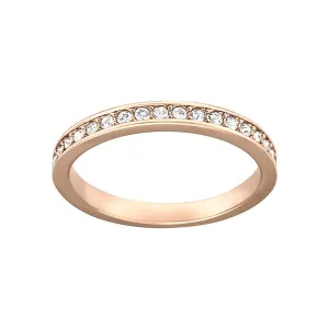 Swarovski Rose Gold Plated Rare Ring - Size 58