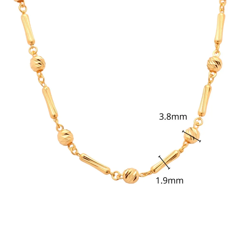 TAKA Jewellery 916 Gold Necklace