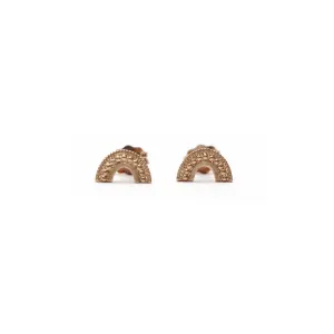 Textured Arc Earrings