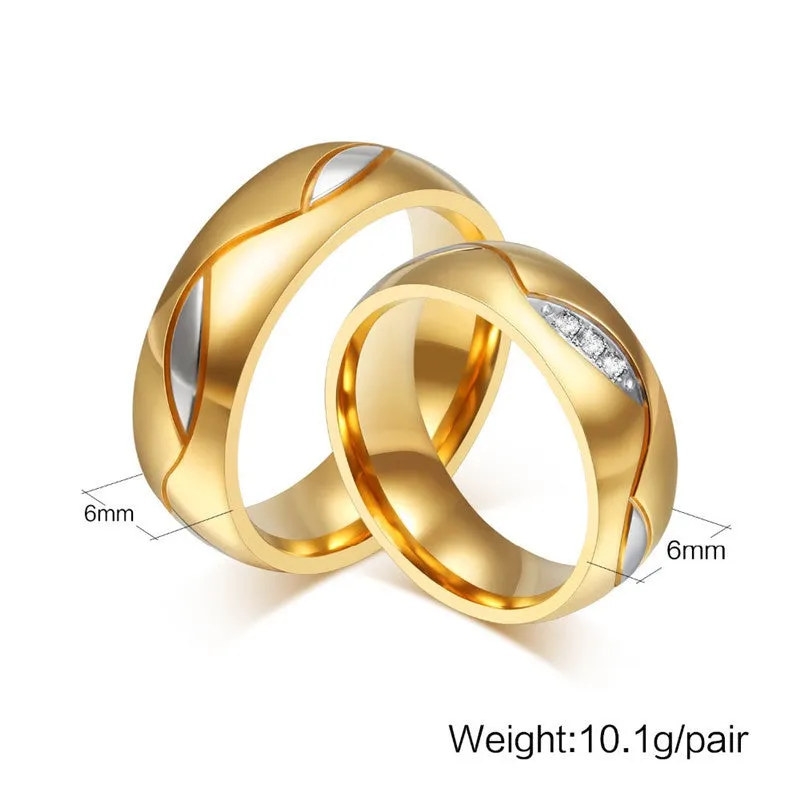 The Luxurious 18K Wedding Ring Collection
