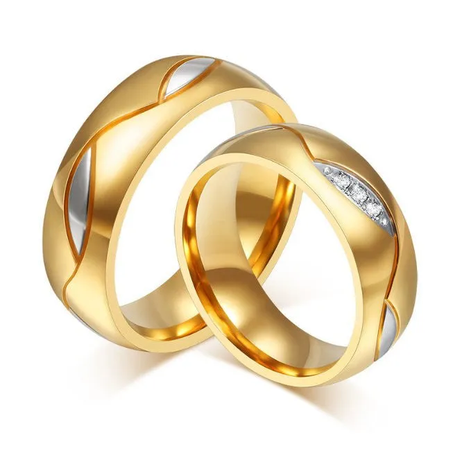 The Luxurious 18K Wedding Ring Collection