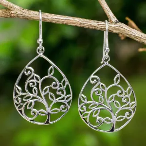 Tree of Life Dangle Earrings