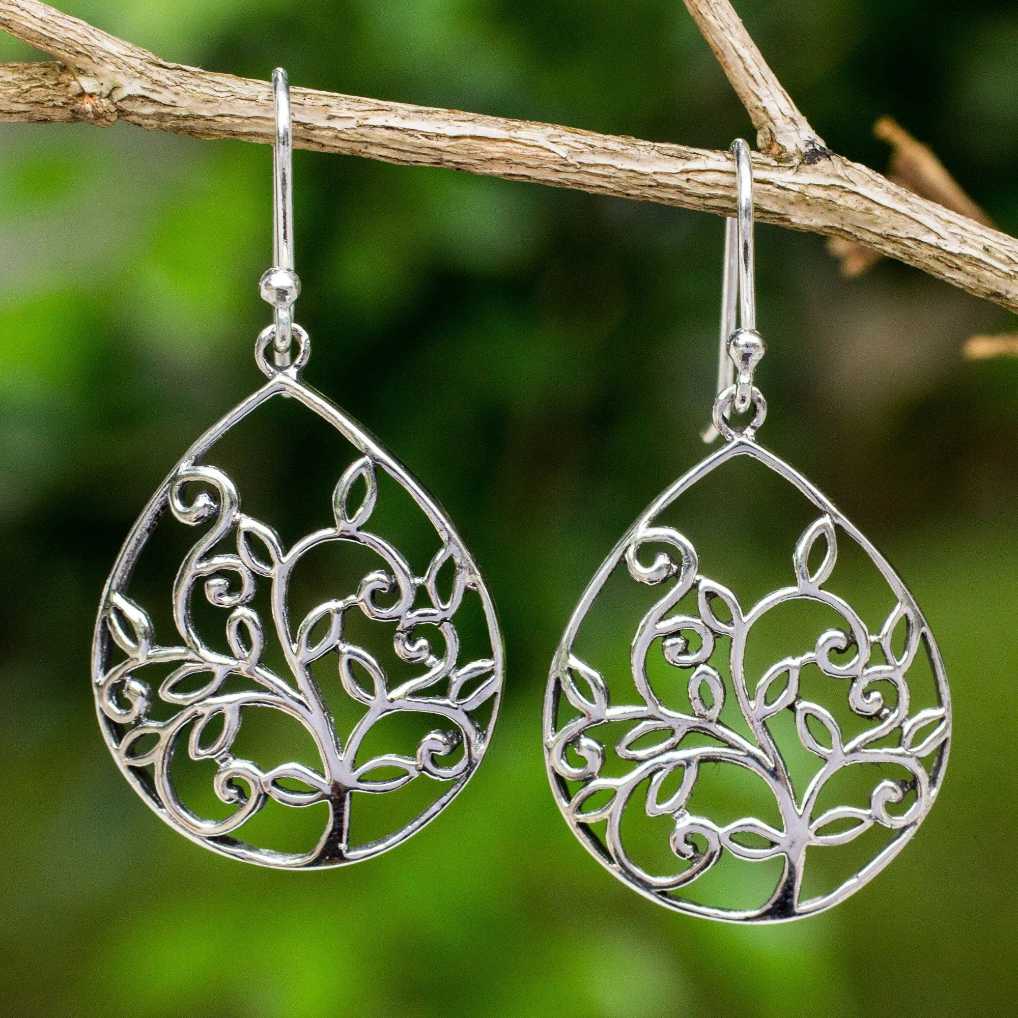 Tree of Life Dangle Earrings