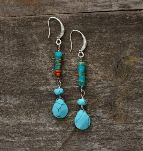 Turquoise Treasures Earring